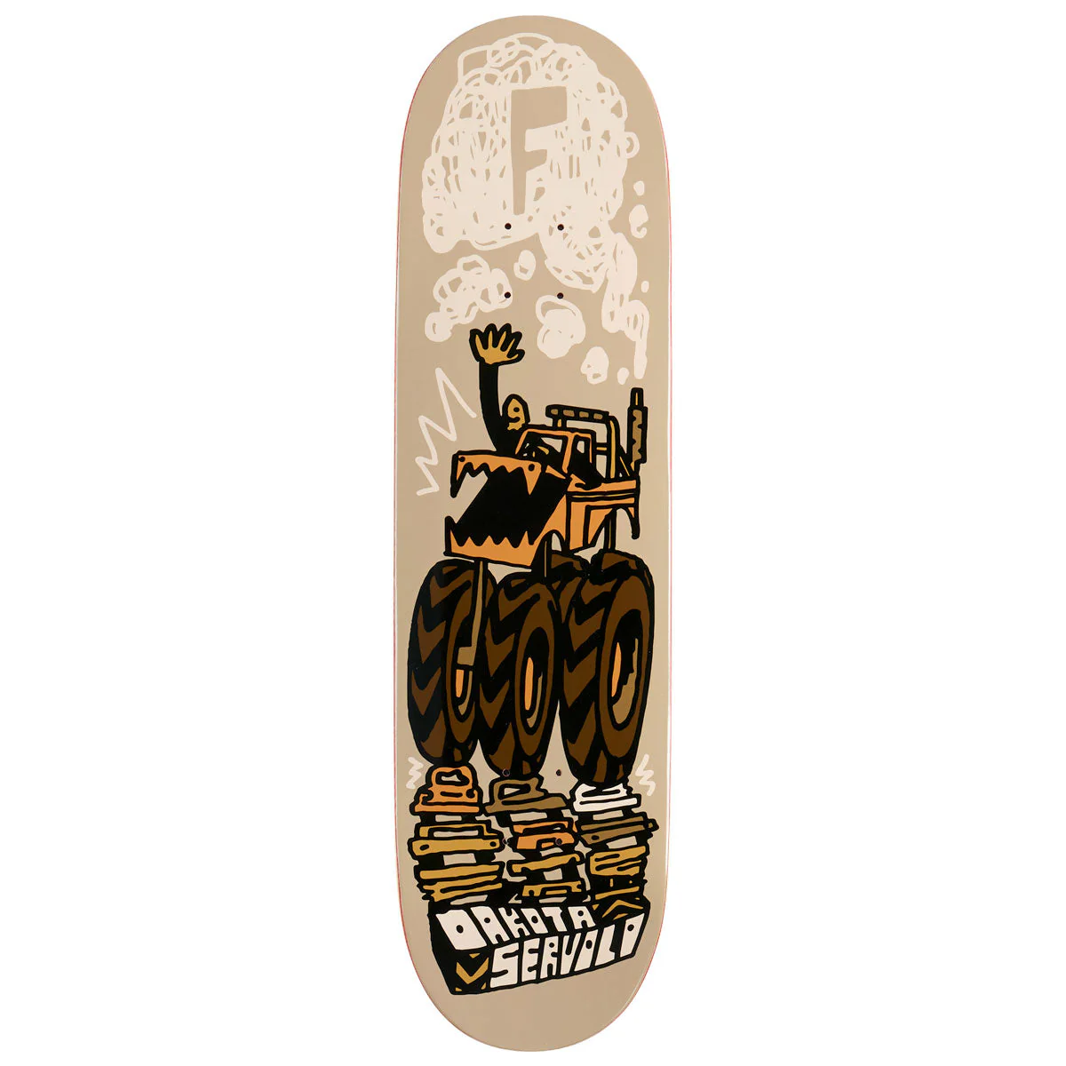Foundation Servold Monster Truck Skateboard Deck - 8.50"