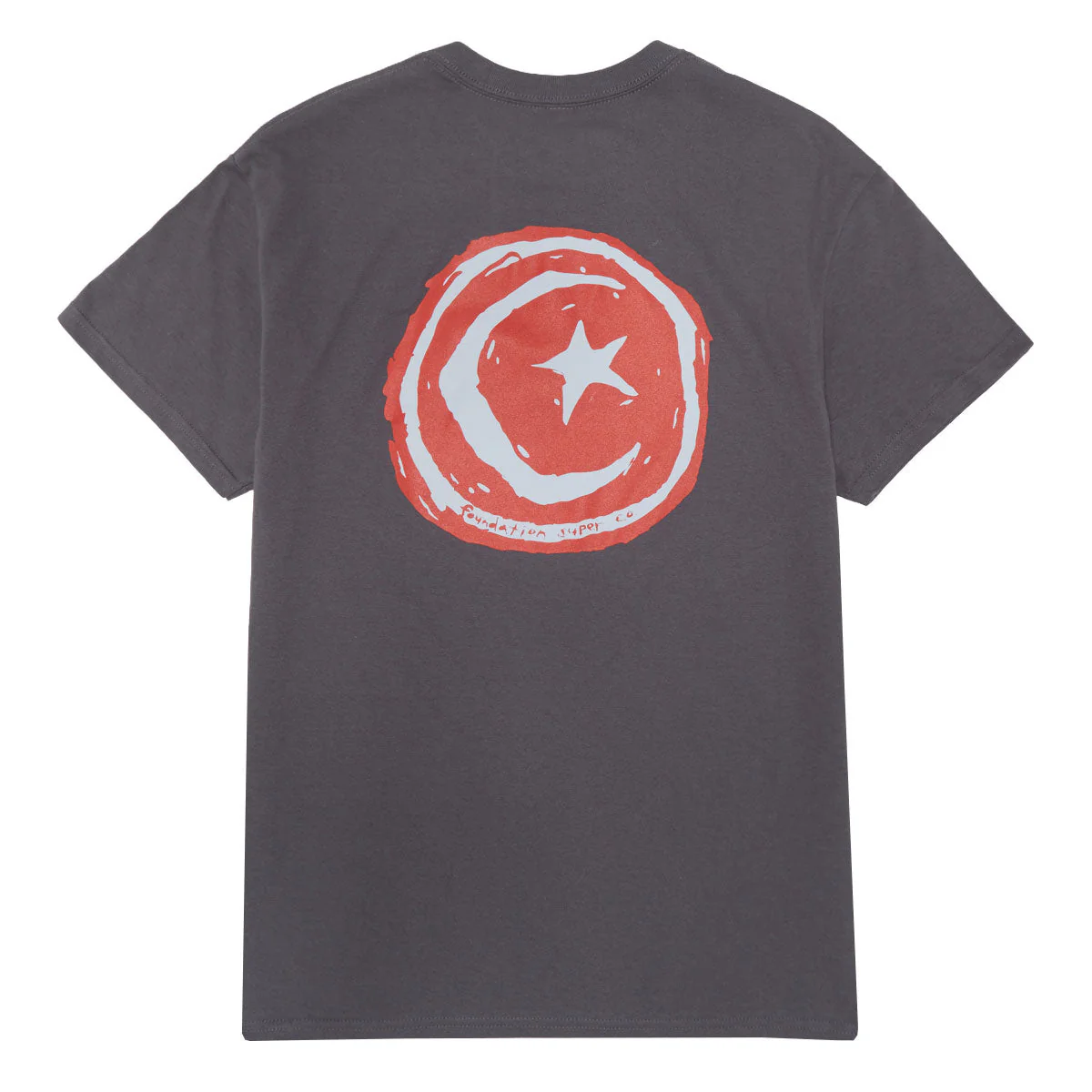 Foundation Star & Moon T-Shirt - Charcoal