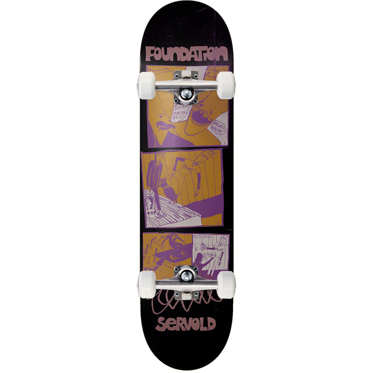 Foundation The Meeting Servold Skateboard Complete - 8.50"