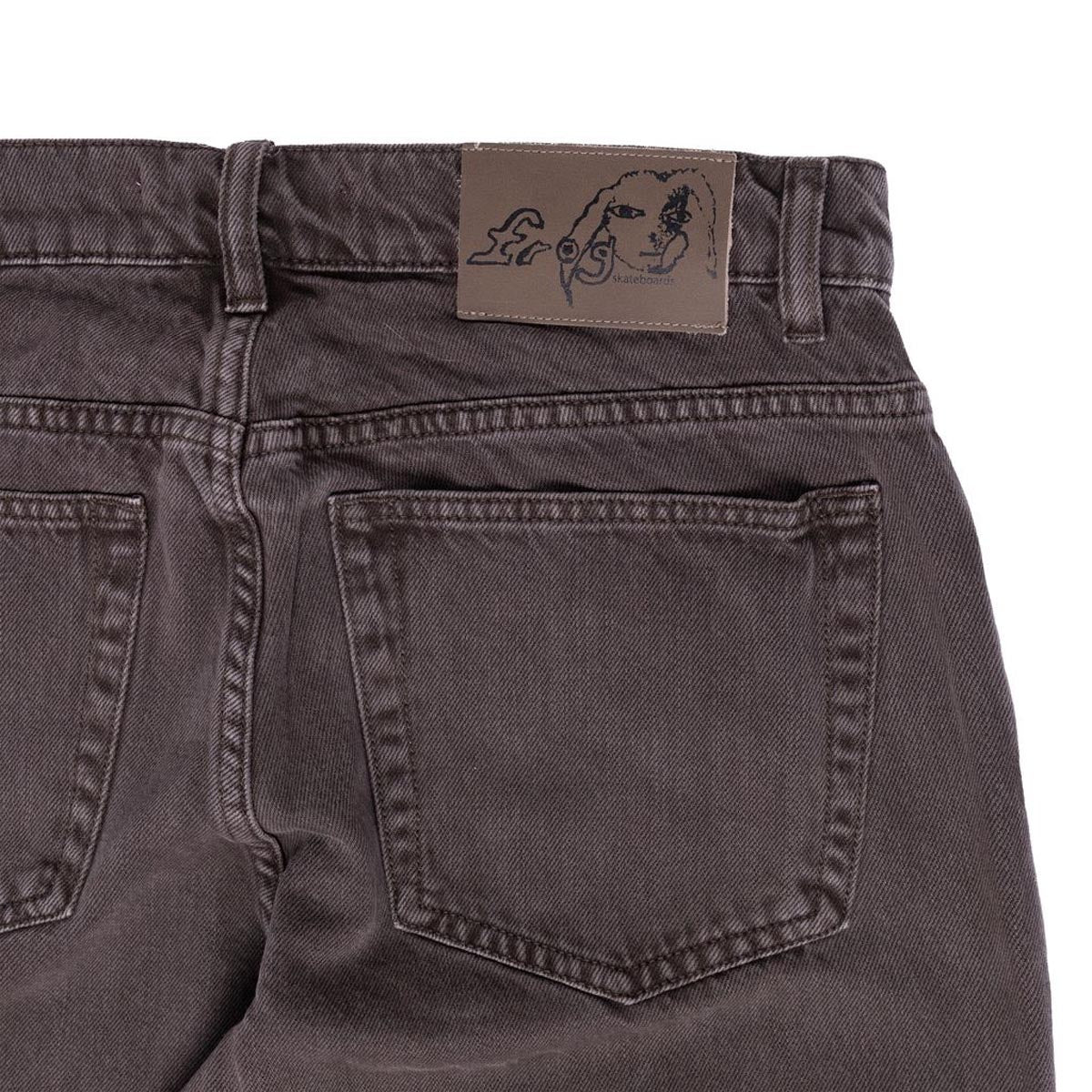 Frog Five Pocket Denim Jeans - Brown - Image 3