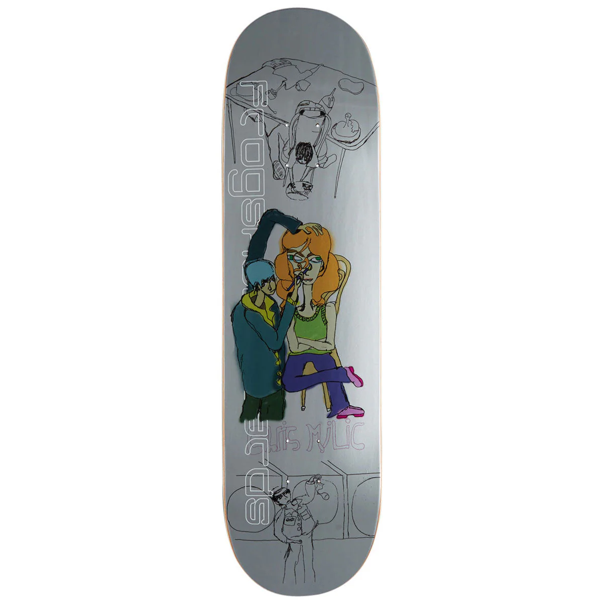 Frog Make Up Artist Chris Millic Skateboard Deck - 8.50"