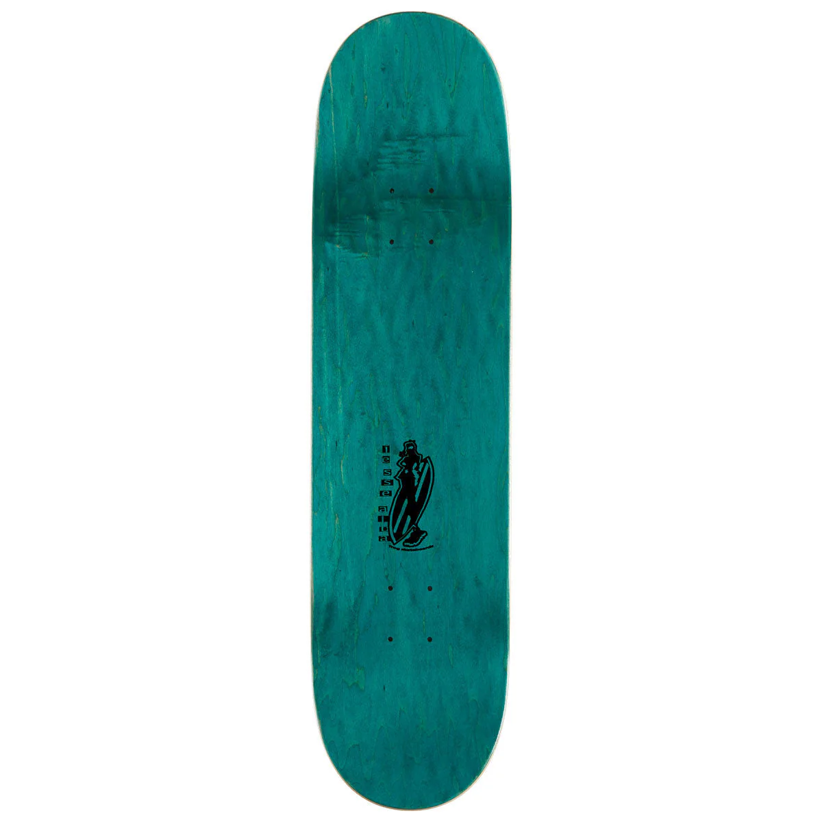 Frog Surfer Girl Jesse Alba Skateboard Deck - 8.25" - Image 2