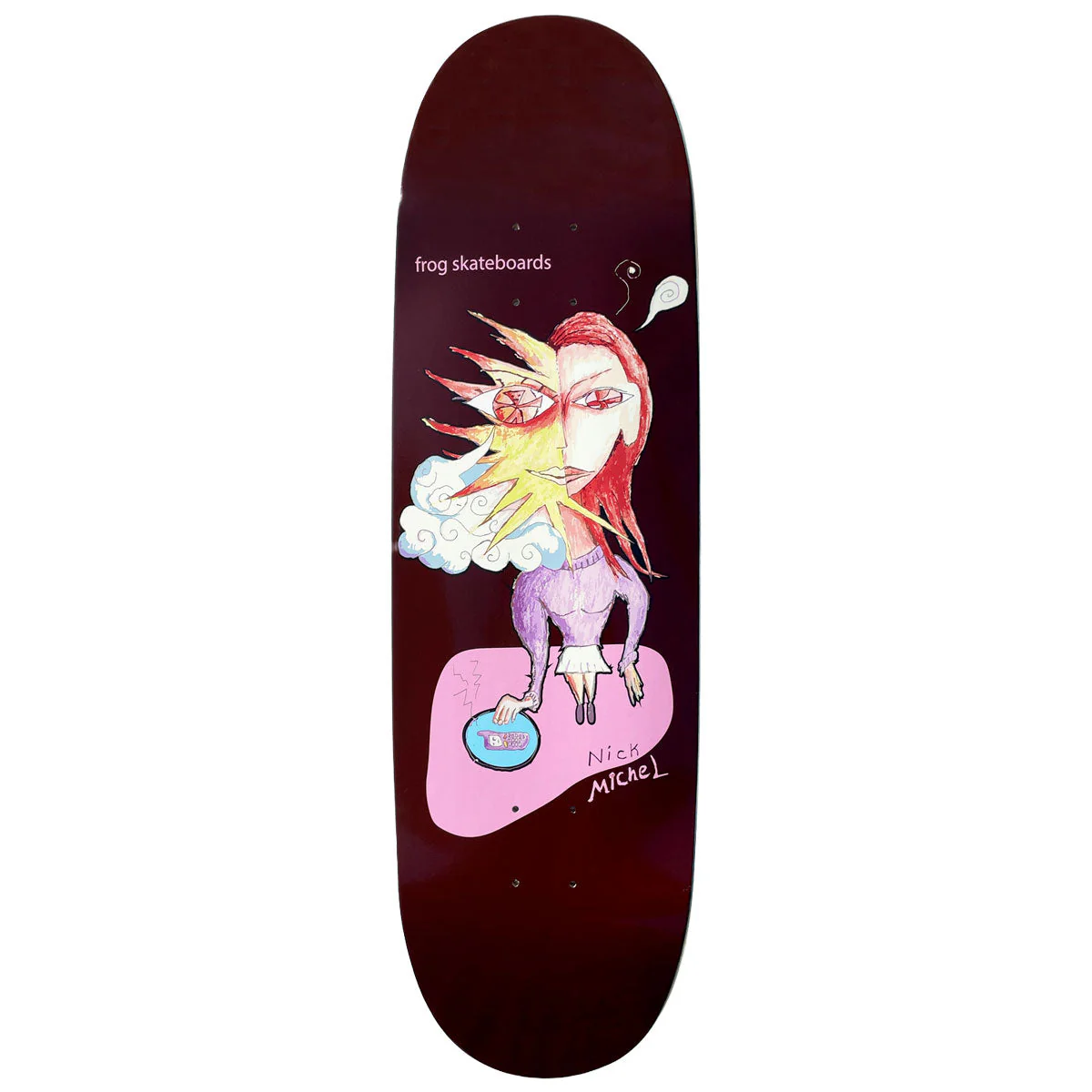 Frog The Distraction Nick Michel Skateboard Deck - 9.10"