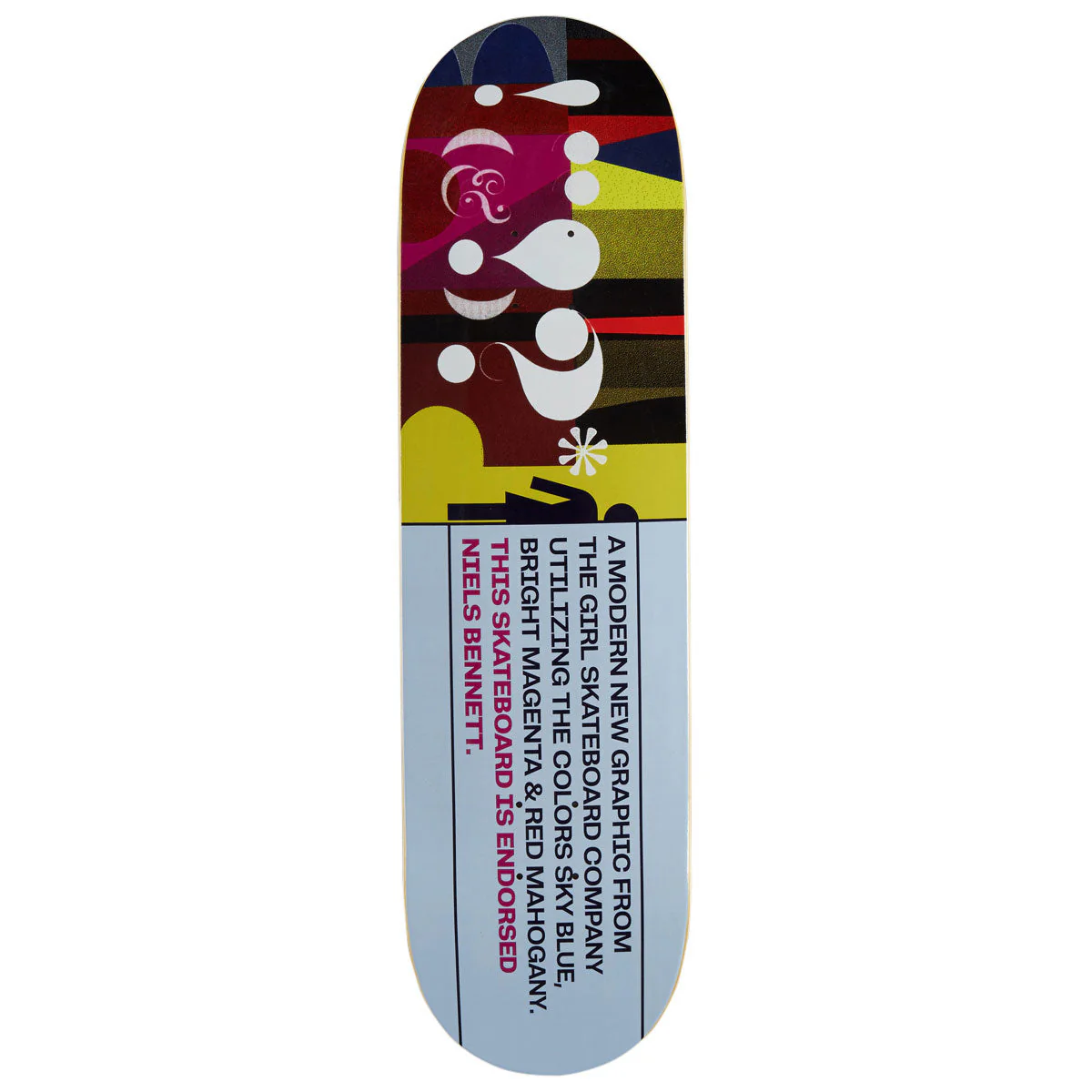 Girl Bennett Follies Skateboard Deck - 8.50"