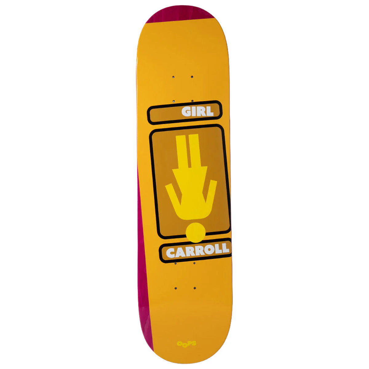 Girl Carroll Oops Skateboard Deck - 8.375"