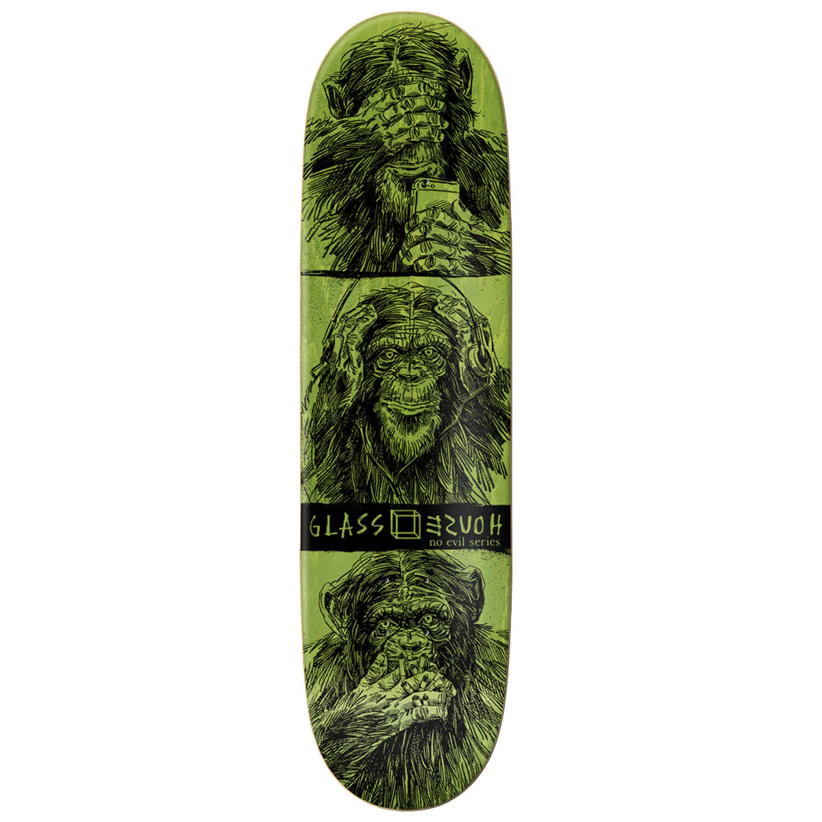 Glass House AJ Lavala See No Evil Skateboard Complete - 8.50" - Image 2