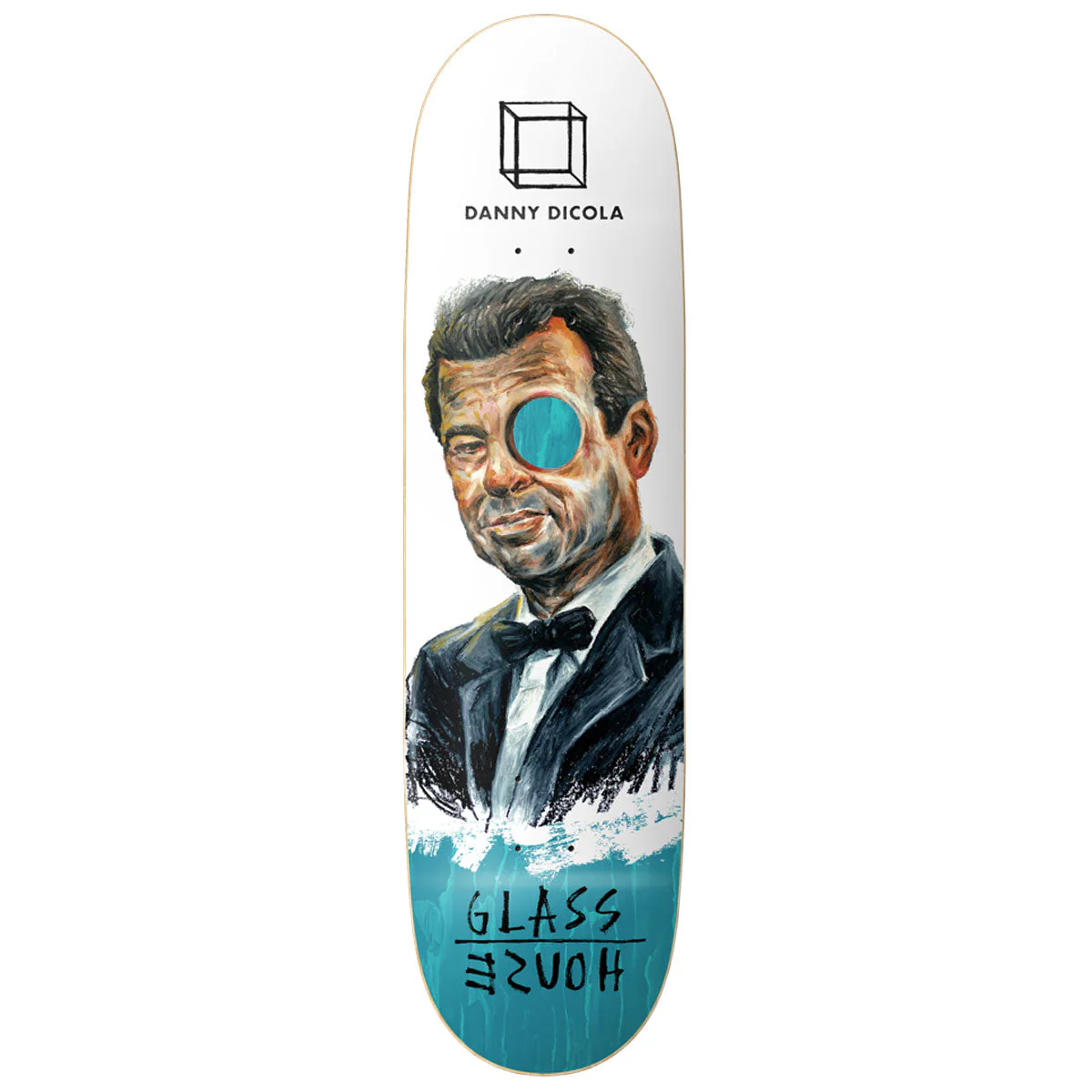 Glass House Dicola Whole Man Skateboard Deck - 8.88"