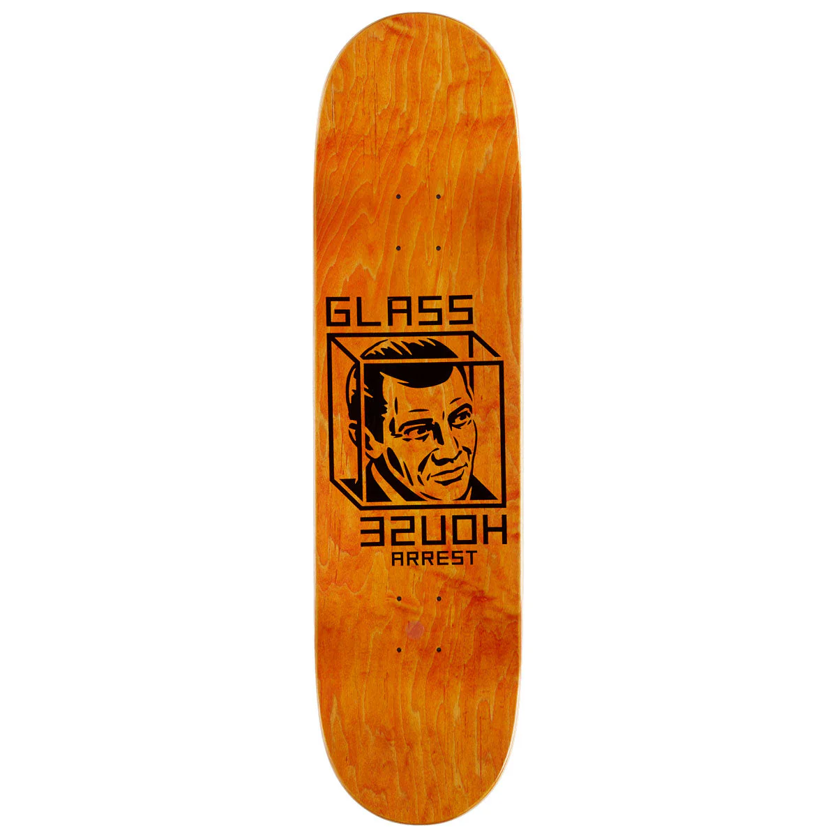 Glass House House Arrest Skateboard Complete - Metallic Silver - 8.50" - Image 2