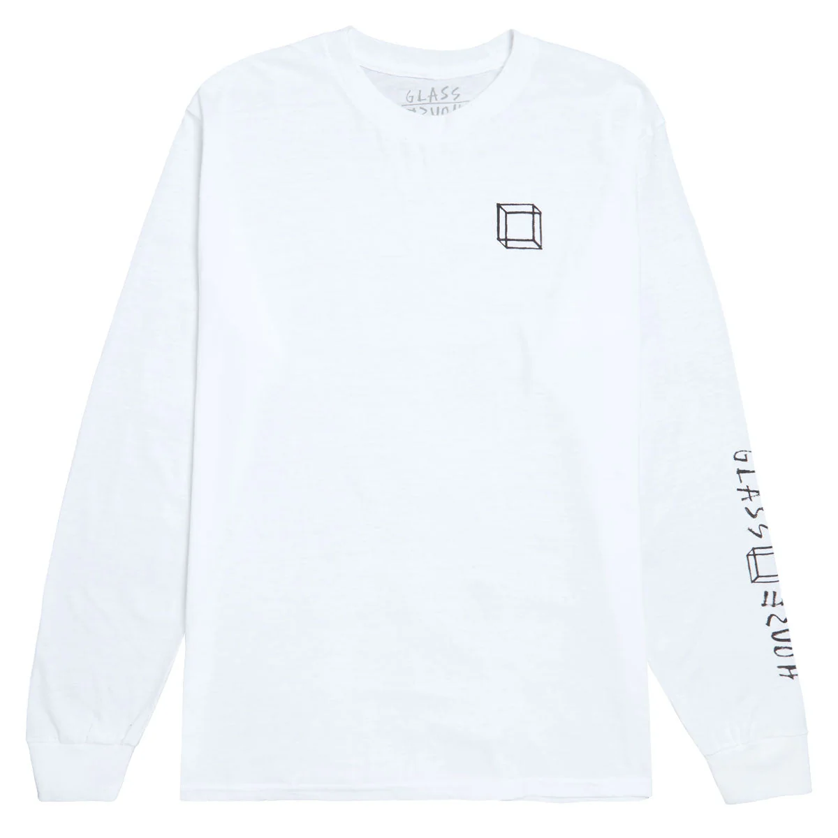 Glass House Memo Long Sleeve T-Shirt - White