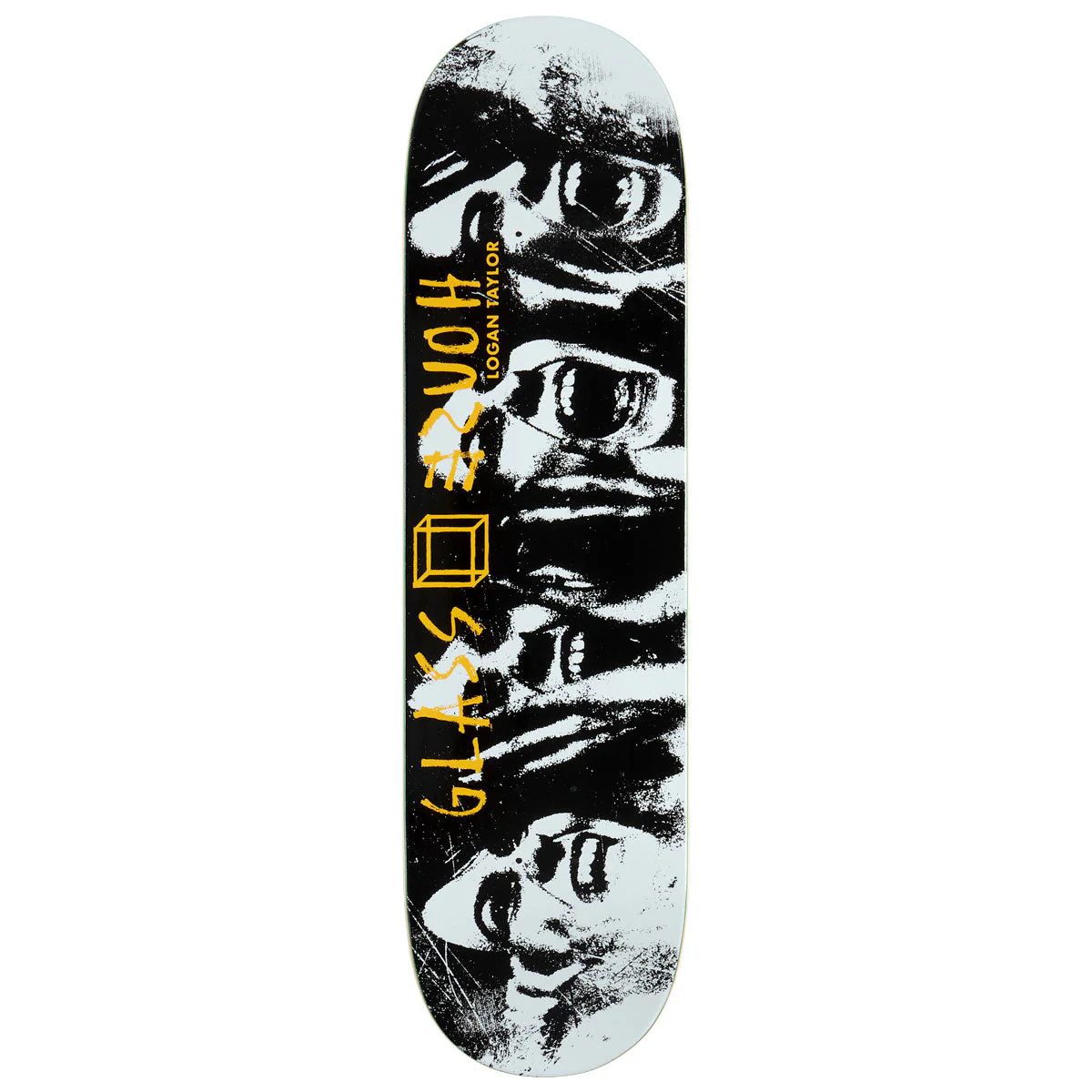 Glass House Taylor Possessed Skateboard Deck - White - 8.50"