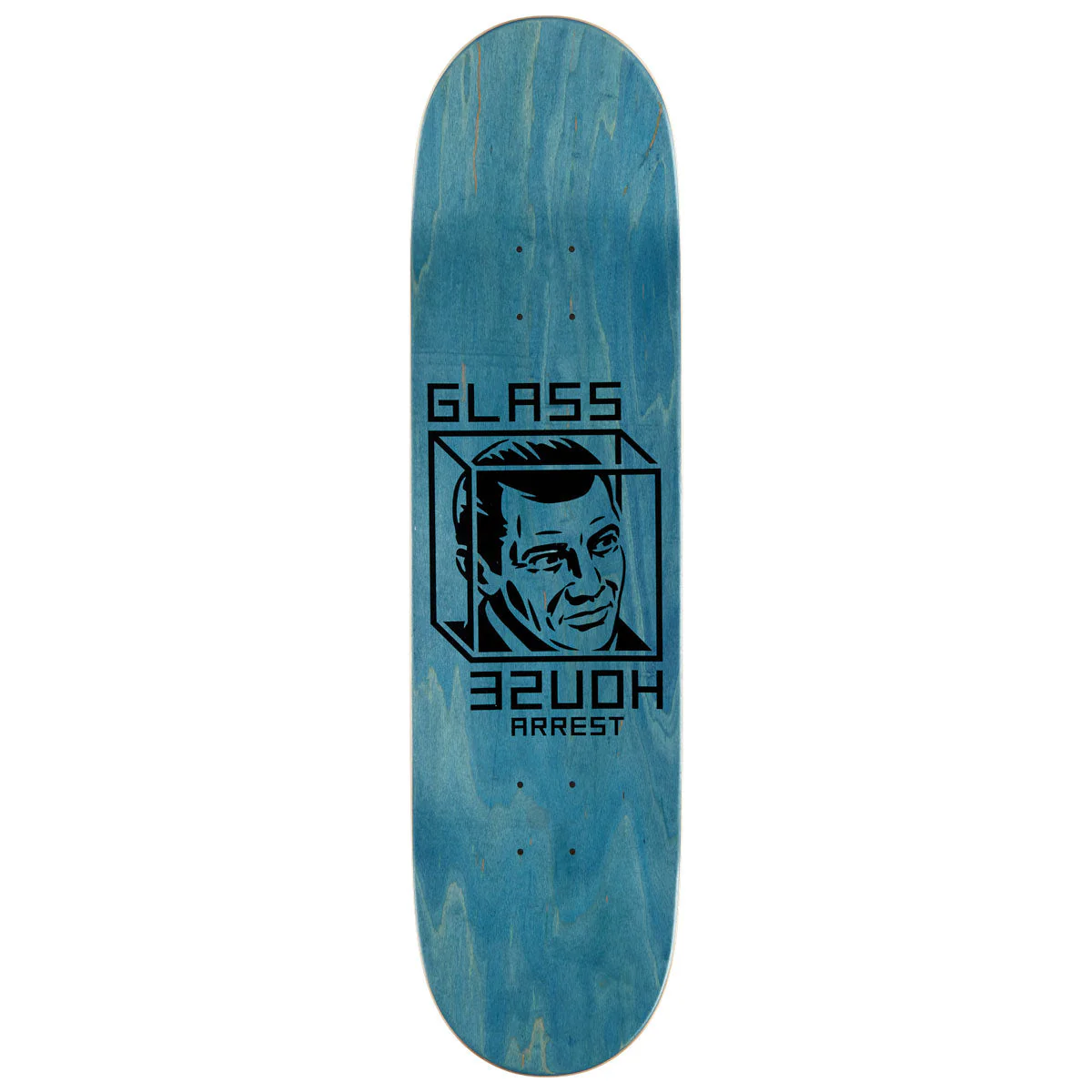 Glass House Zavala House Arrest Skateboard Complete - Natural Bottom/Assorted Top - 8.375" - Image 2