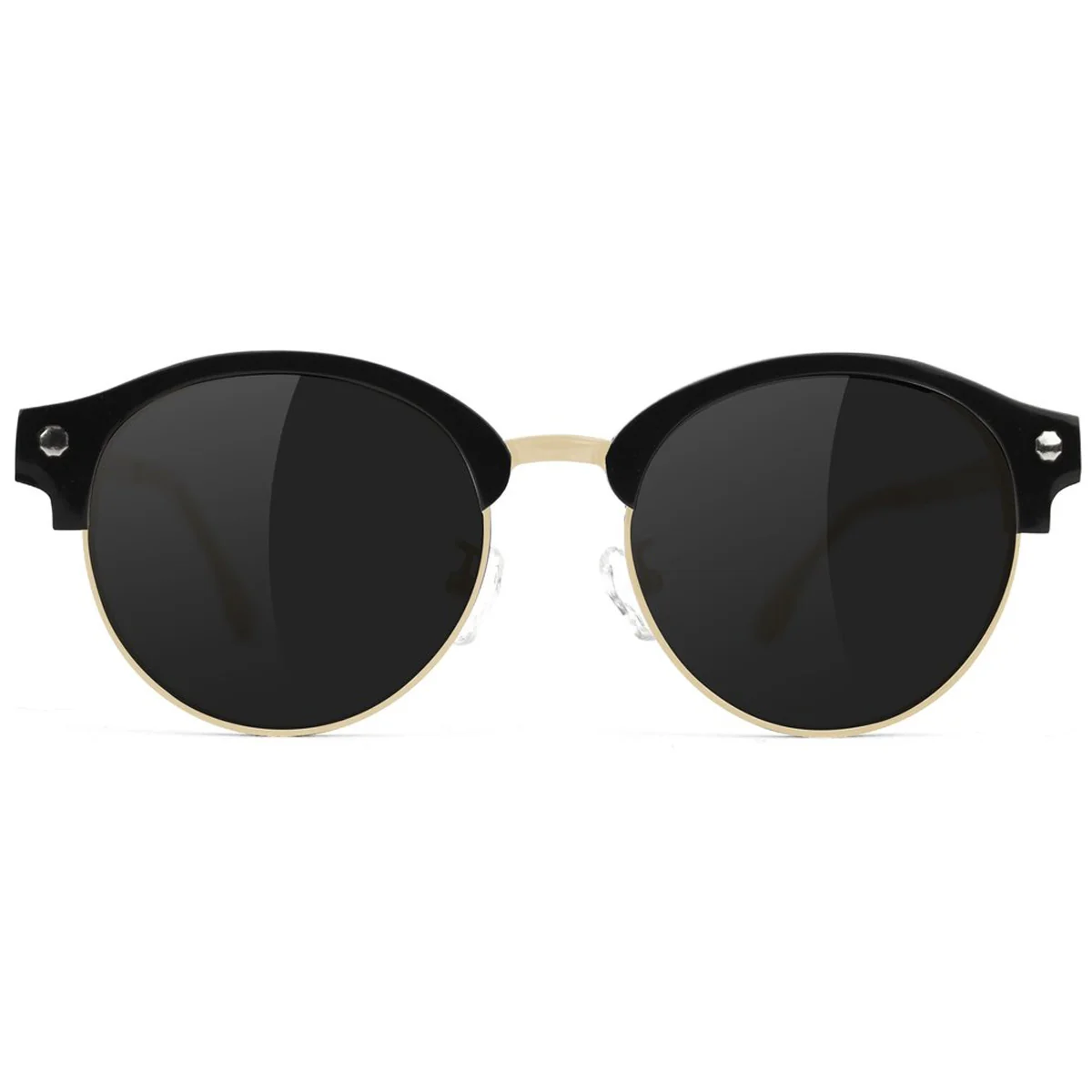 Glassy Paul Polarized High Roller Sunglasses - Black/Gold - Image 2