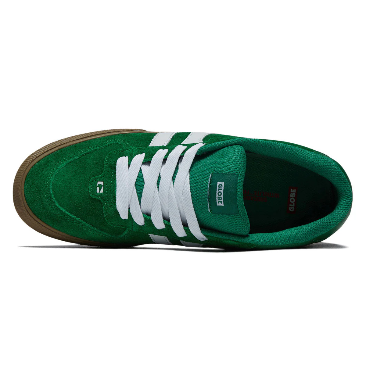 Globe Encore 2 Shoes - Green/White/Gum - Image 3