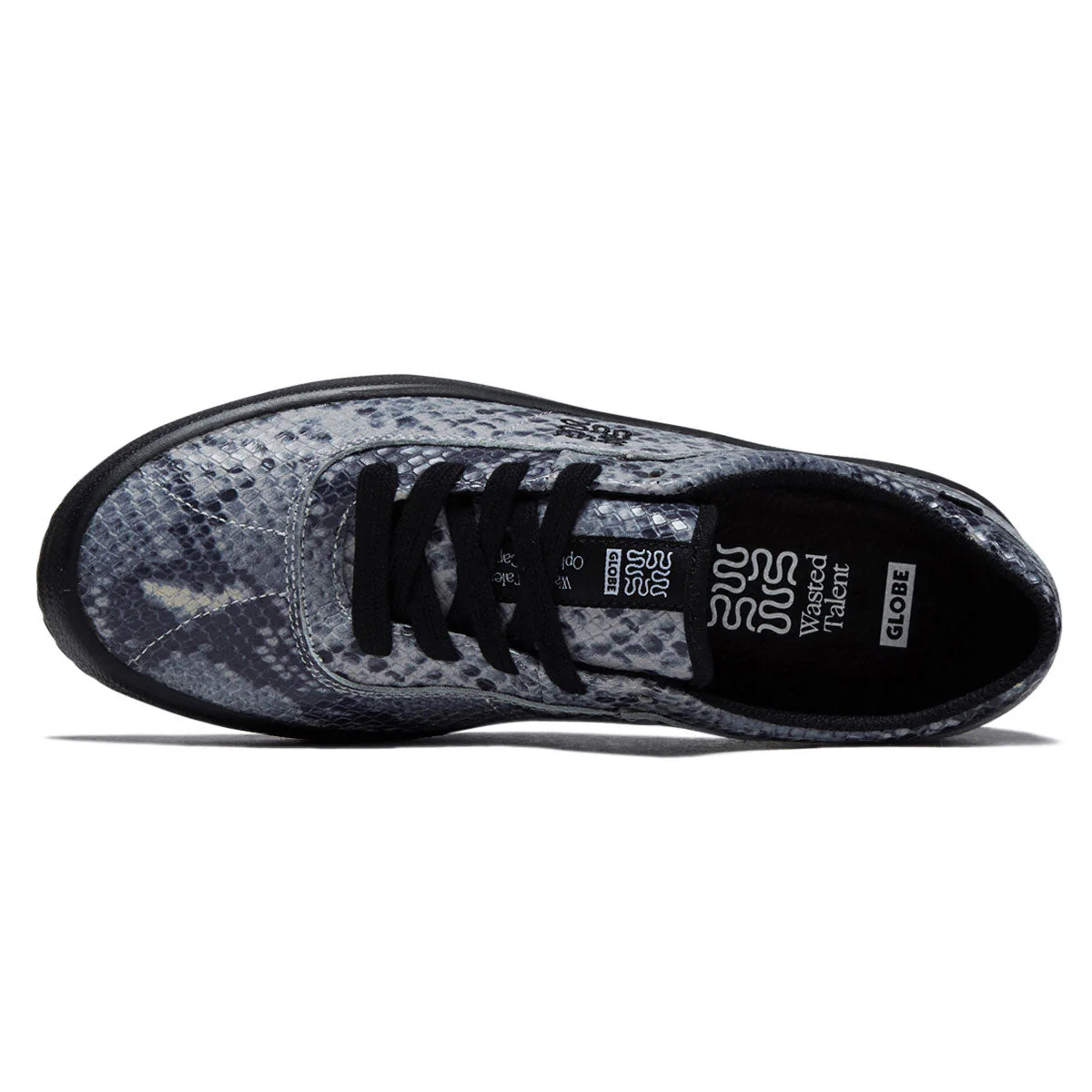Globe Melbek Shoes - Wasted Talent Black/Snake - Image 3