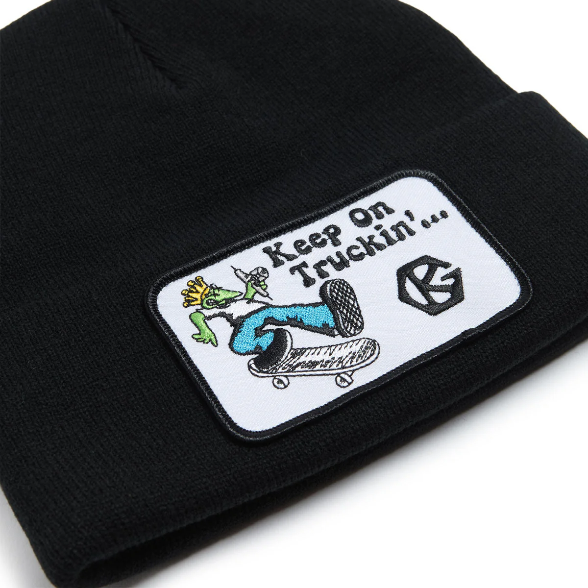 Grind King Keep On Truckin' Beanie - Black - Image 2