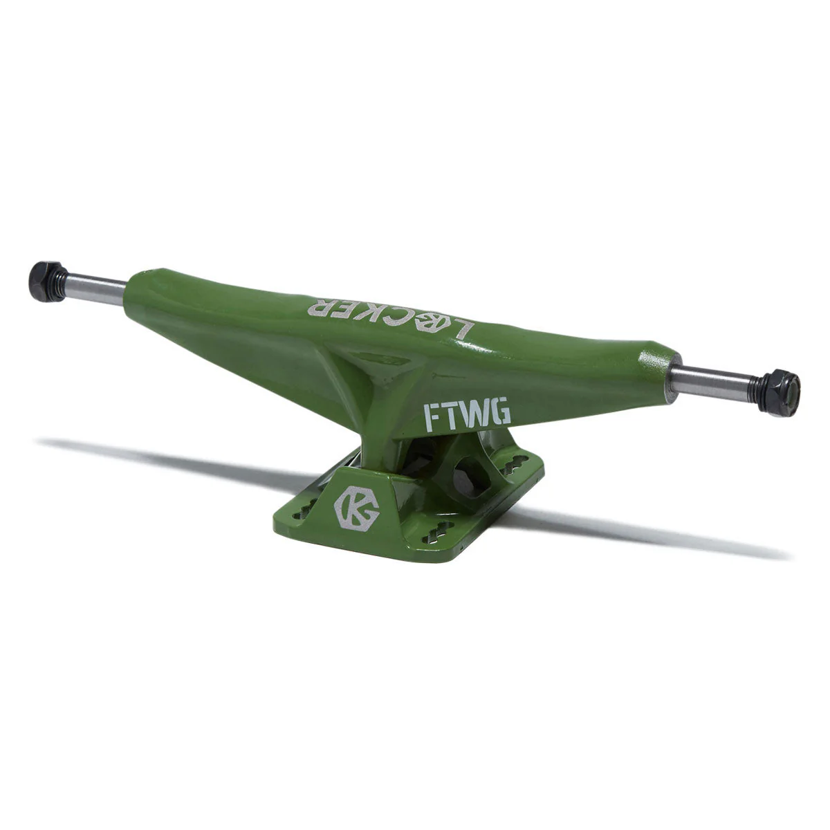 Grind King Locker Skateboard Trucks - Army Green - 9.50"