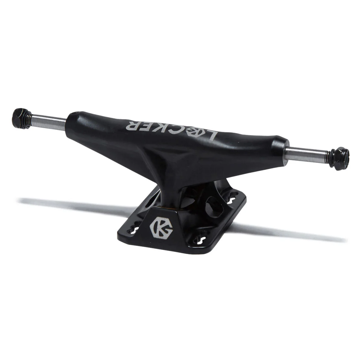 Grind King Locker Skateboard Trucks - Flat Black - 8.00"