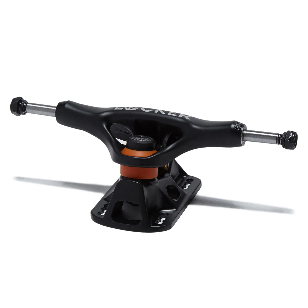 Grind King Locker Skateboard Trucks - Flat Black - 8.00" - Image 2