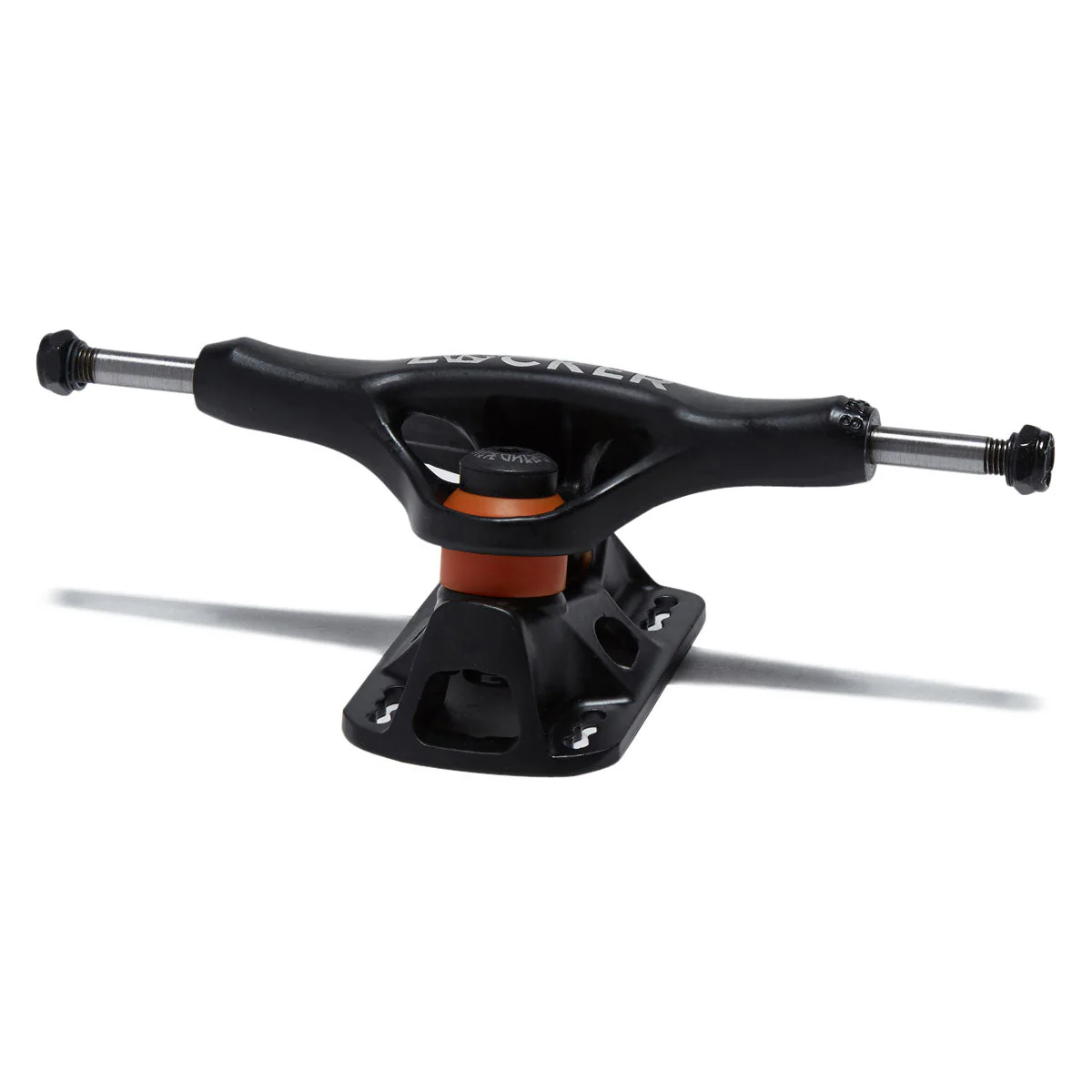 Grind King Locker Skateboard Trucks - Flat Black - 8.25" - Image 2