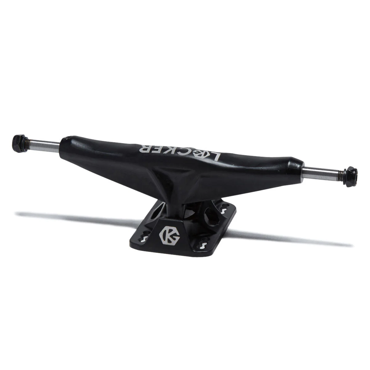 Grind King Locker Skateboard Trucks - Flat Black - 9.25"