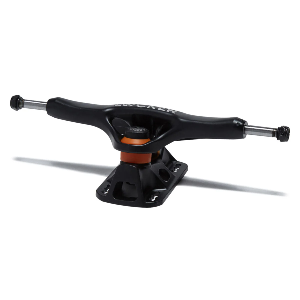Grind King Locker Skateboard Trucks - Flat Black - 9.50" - Image 2