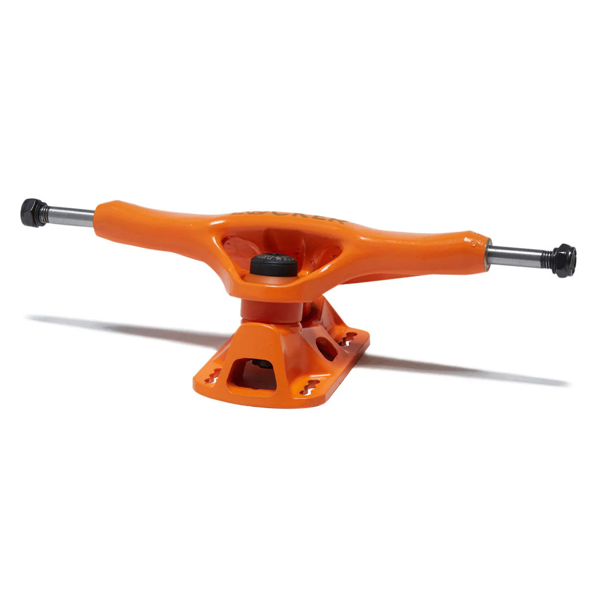 Grind King Locker Skateboard Trucks - Orange - 9.50" - Image 2
