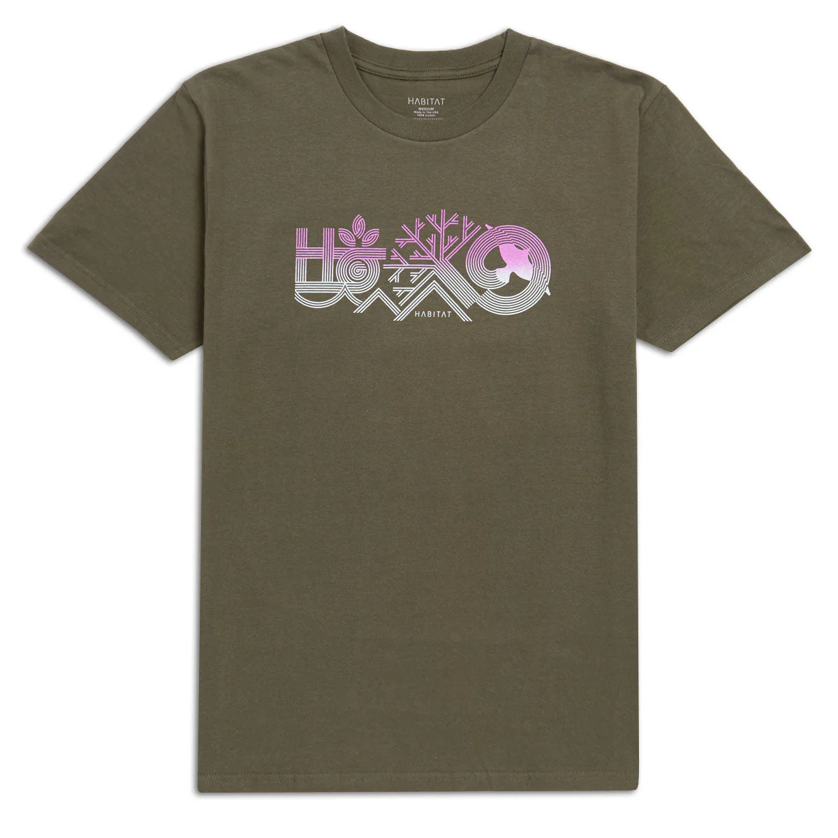 Habitat Earthscape T-Shirt - Army