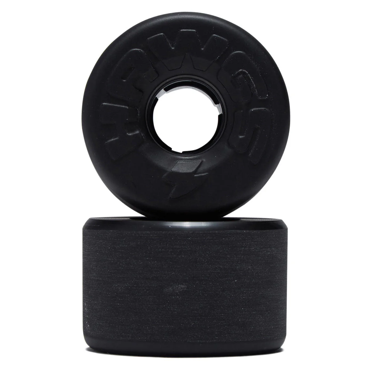 Hawgs EZ Hawgs 78a Stone Ground Longboard Wheels - Black - 63mm - Image 2