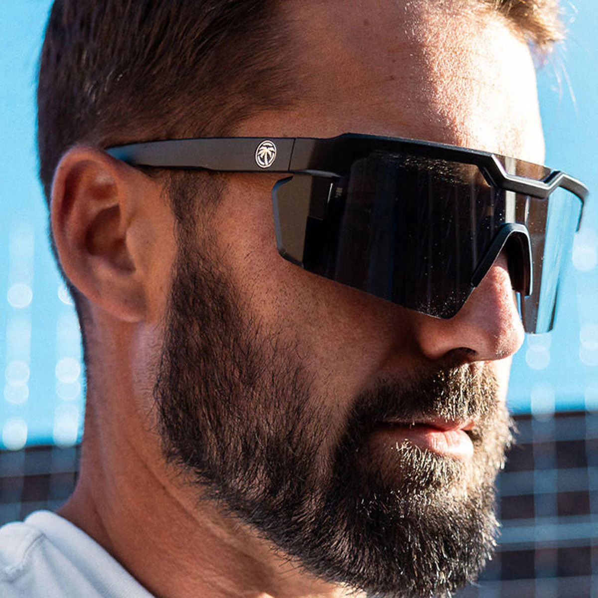 Heat Wave Visual Future Tech Sunglasses - Z87+ Ultra Black Lens - Image 4