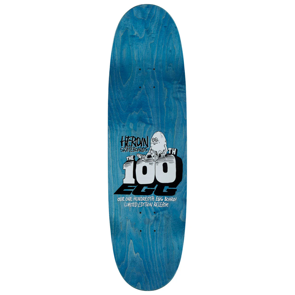 Heroin 100th Egg Skateboard Deck - 9.125" - Image 2