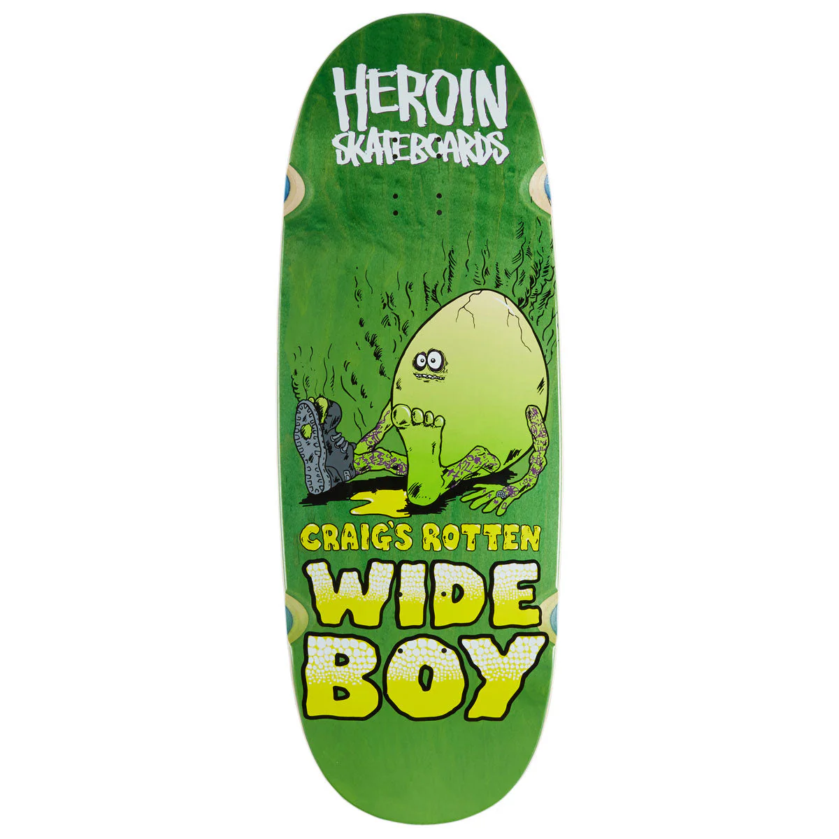 Heroin Craig Questions Rotten Wide Boy Skateboard Deck - 10.75"