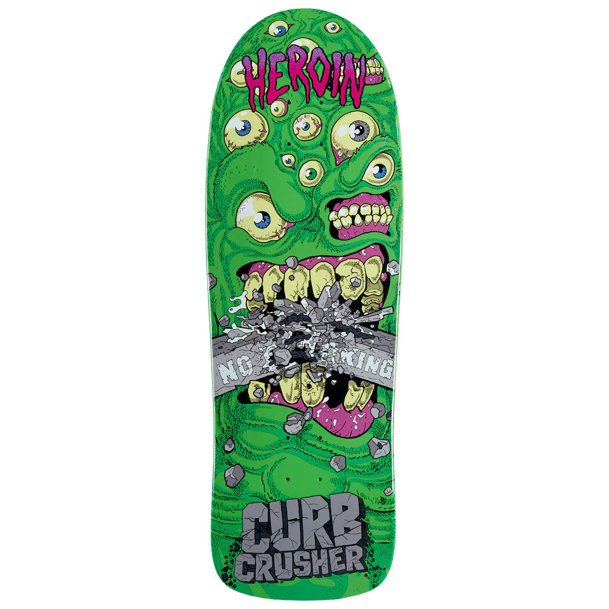 Heroin Curb Crusher Skateboard Deck - 10.25"