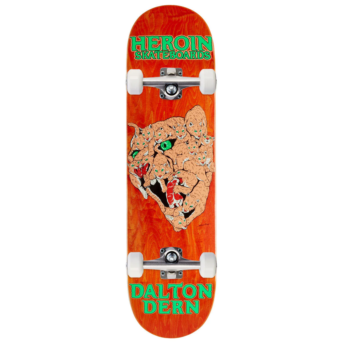 Heroin Dalton Dern Panther Skateboard Complete - 8.50"