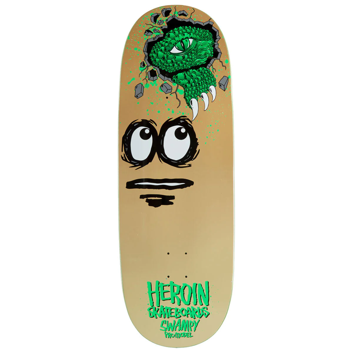 Heroin Swampy Egg Skateboard Deck - 11.00"