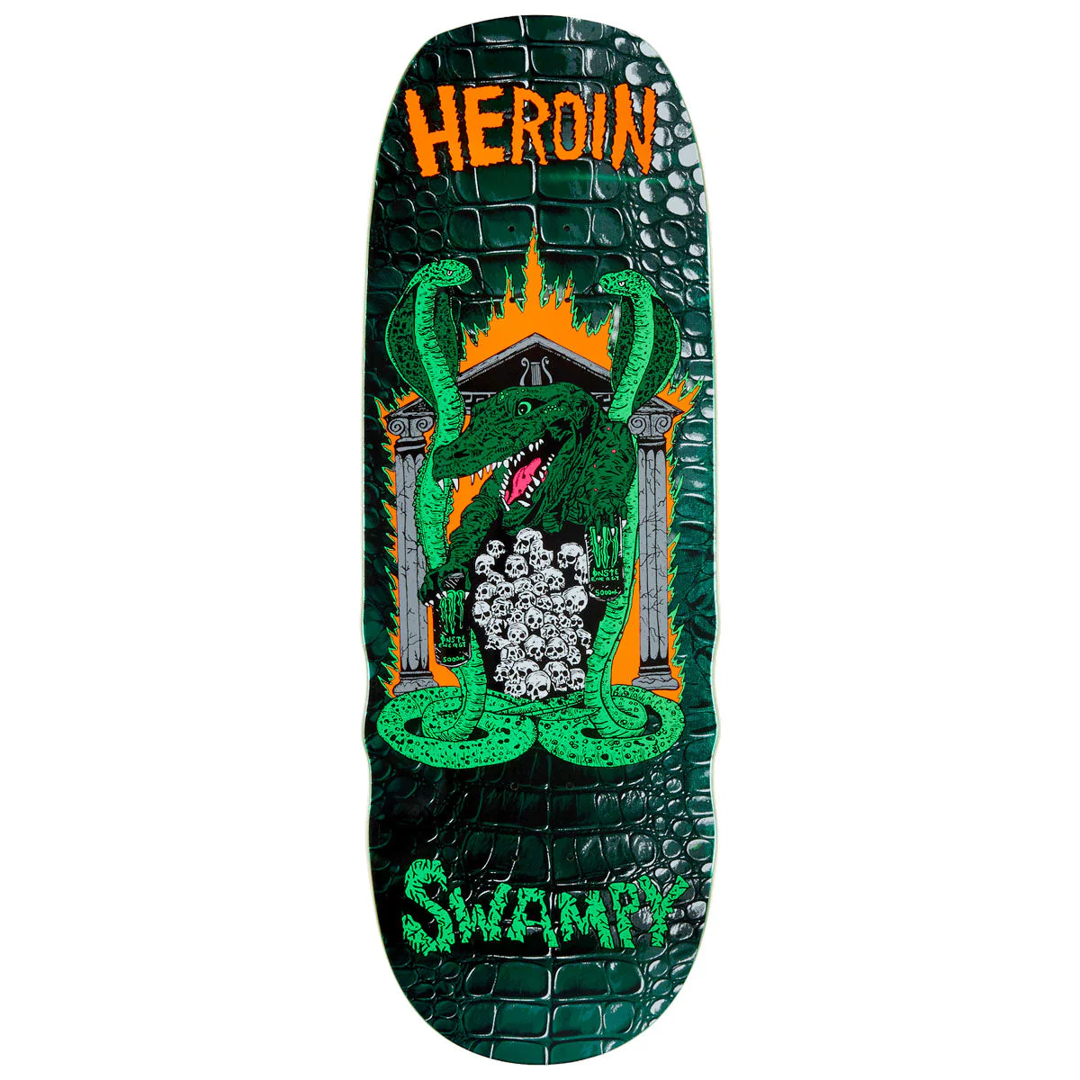 Heroin Swampy Knock Off Skateboard Deck - 10.60"