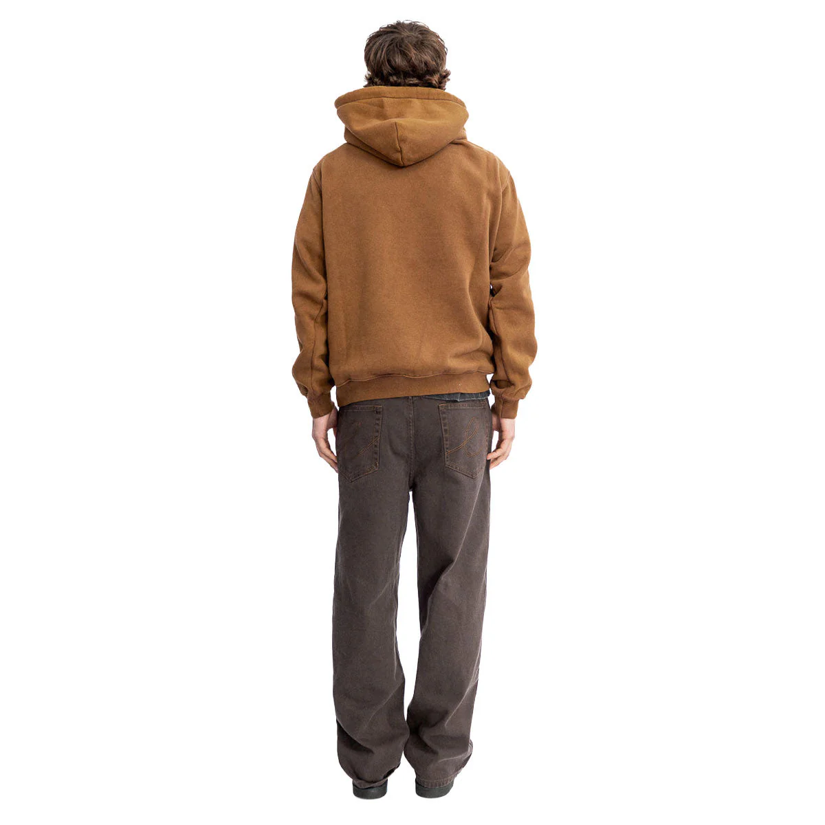 Hoddle OG Logo Hoodie - Brown - Image 4