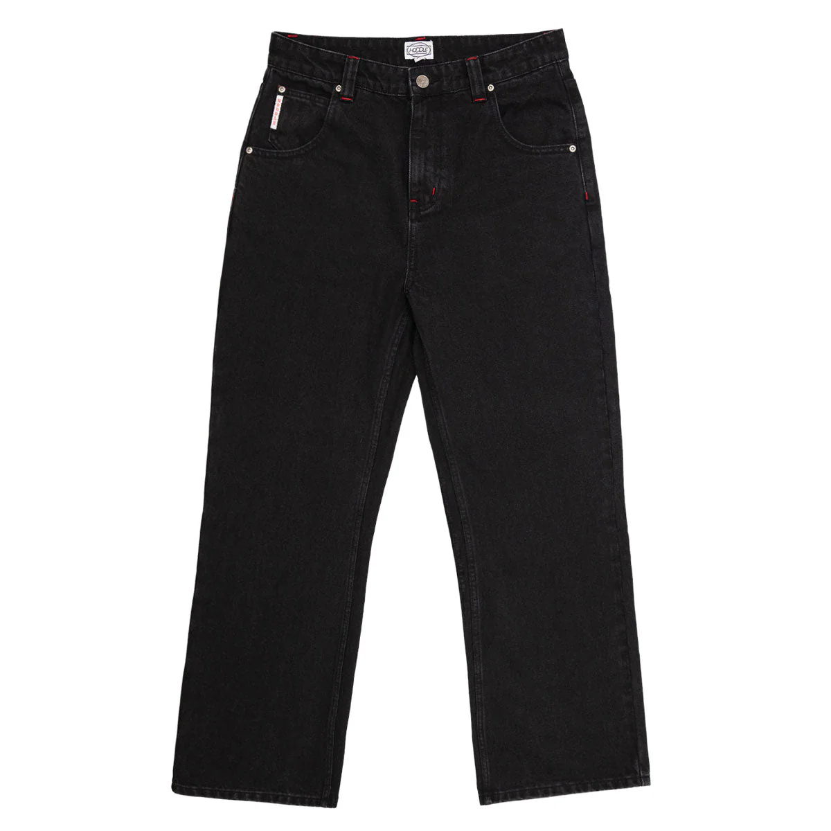 Hoddle Routine Straight Cut Jeans - Black