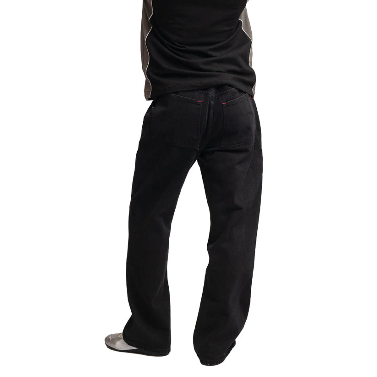 Hoddle Routine Straight Cut Jeans - Black - Image 4