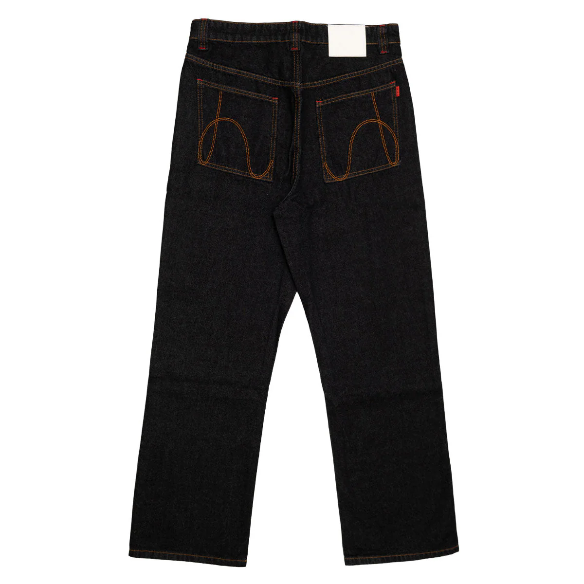 Hoddle Routine Straight Cut Jeans - Raw Indigo - Image 2