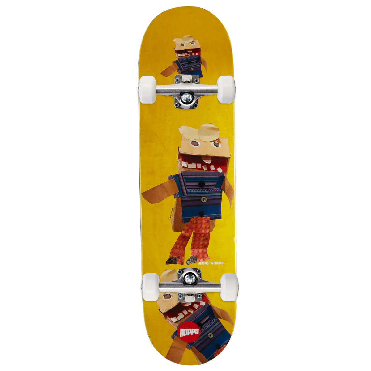 Hopps Jahmal Williams Puppet Guy Skateboard Complete - 8.38"