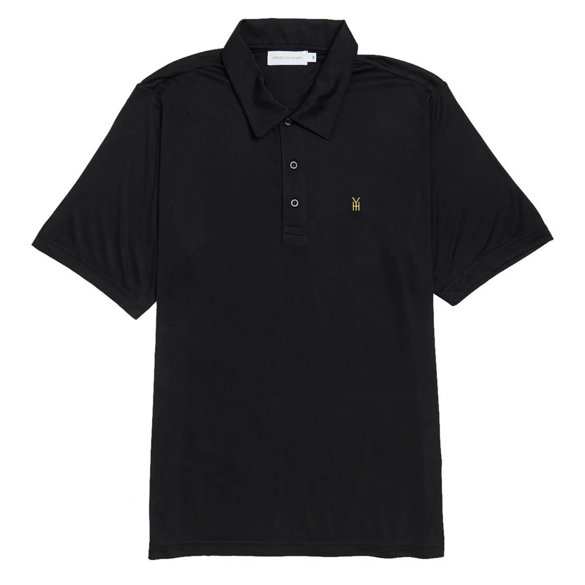 Hours Is Yours Golf Shirt - Black