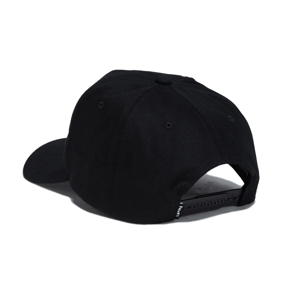 HUF 89 Oval 5 Panel Hat - Black - Image 2