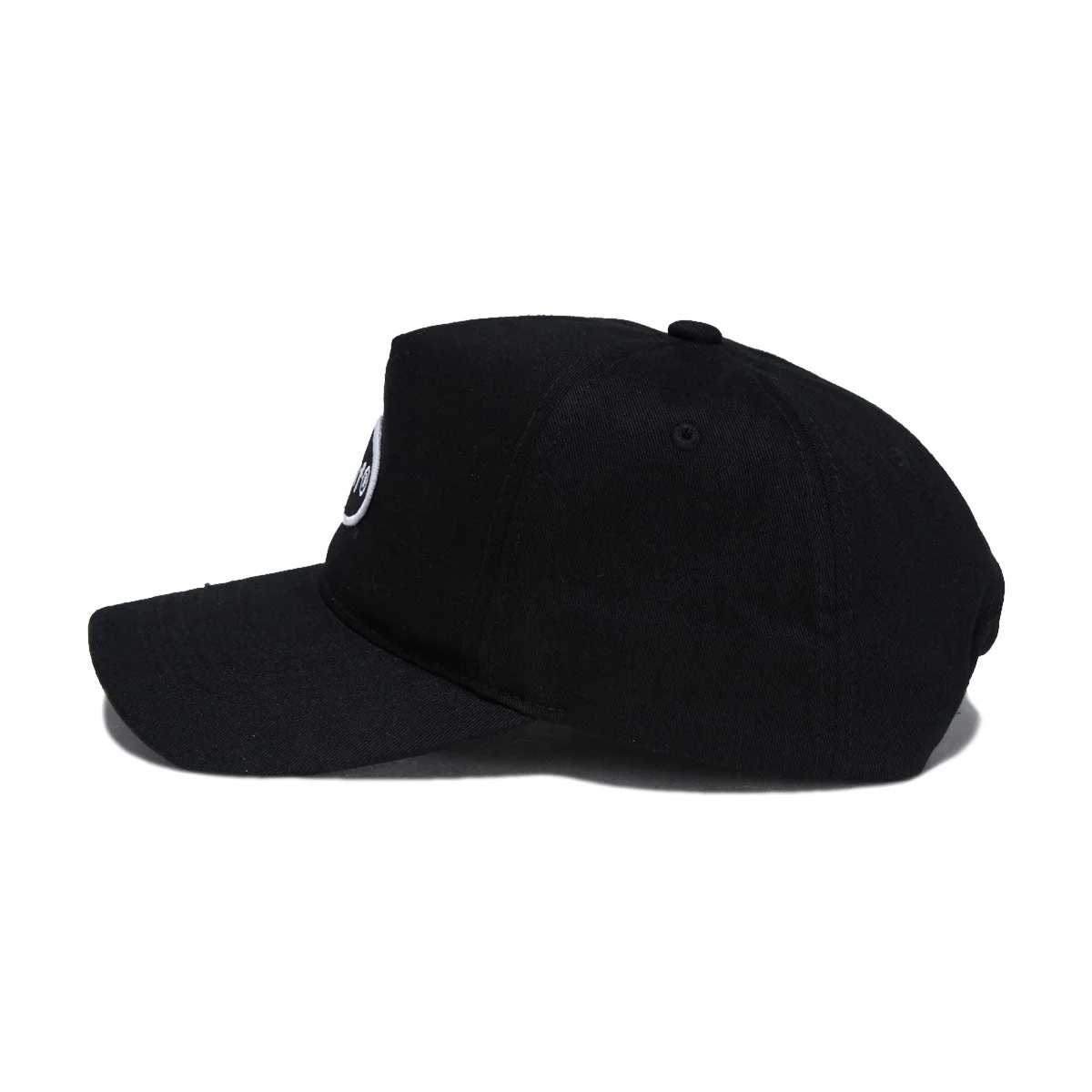 HUF 89 Oval 5 Panel Hat - Black - Image 3