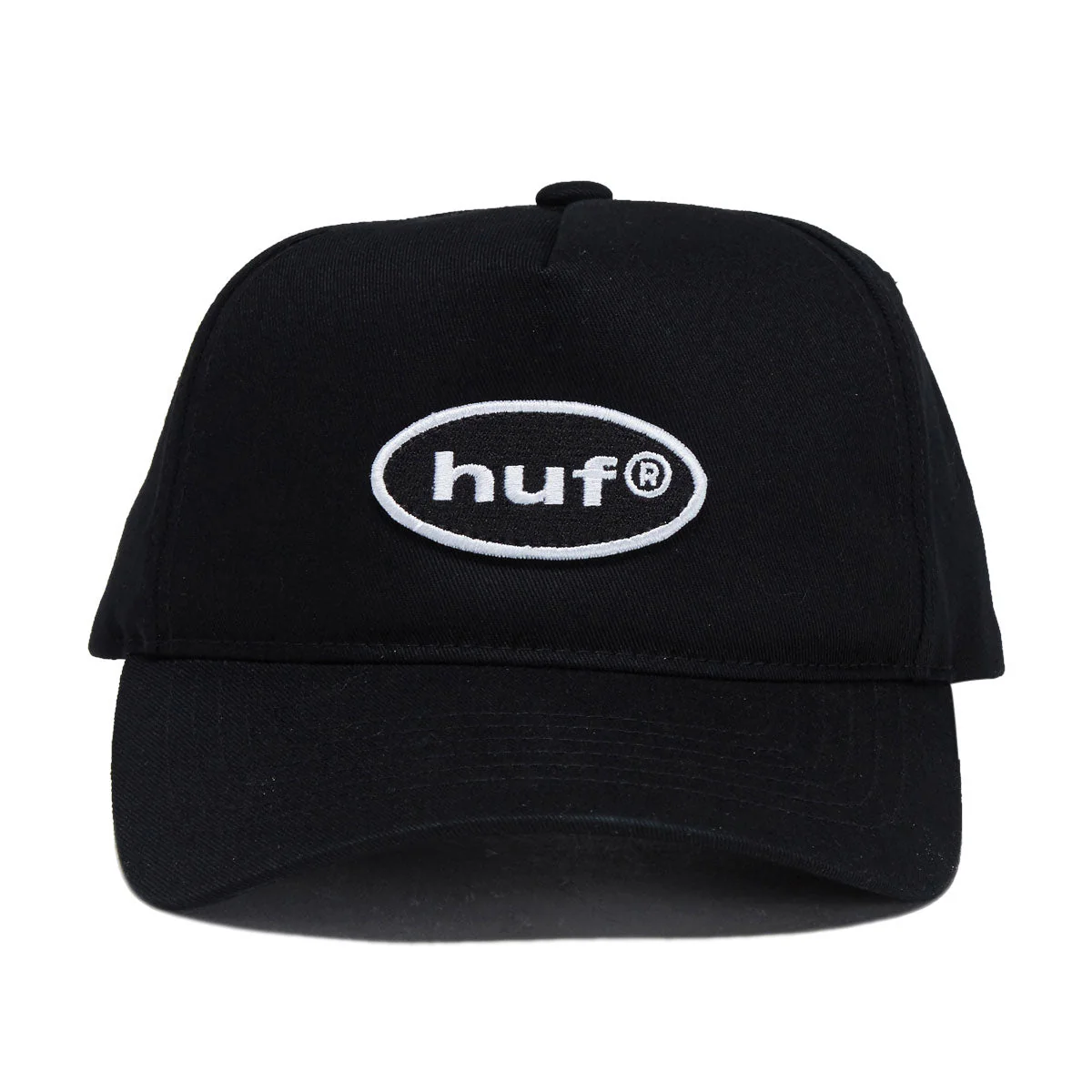 HUF 89 Oval 5 Panel Hat - Black - Image 5