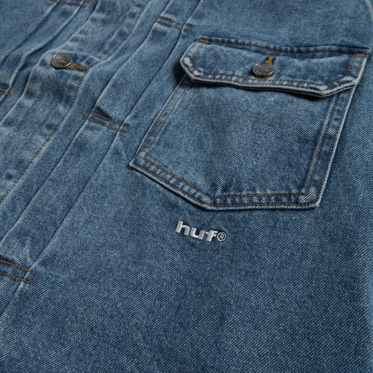 HUF 89 Trucker Jacket - Indigo - Image 5