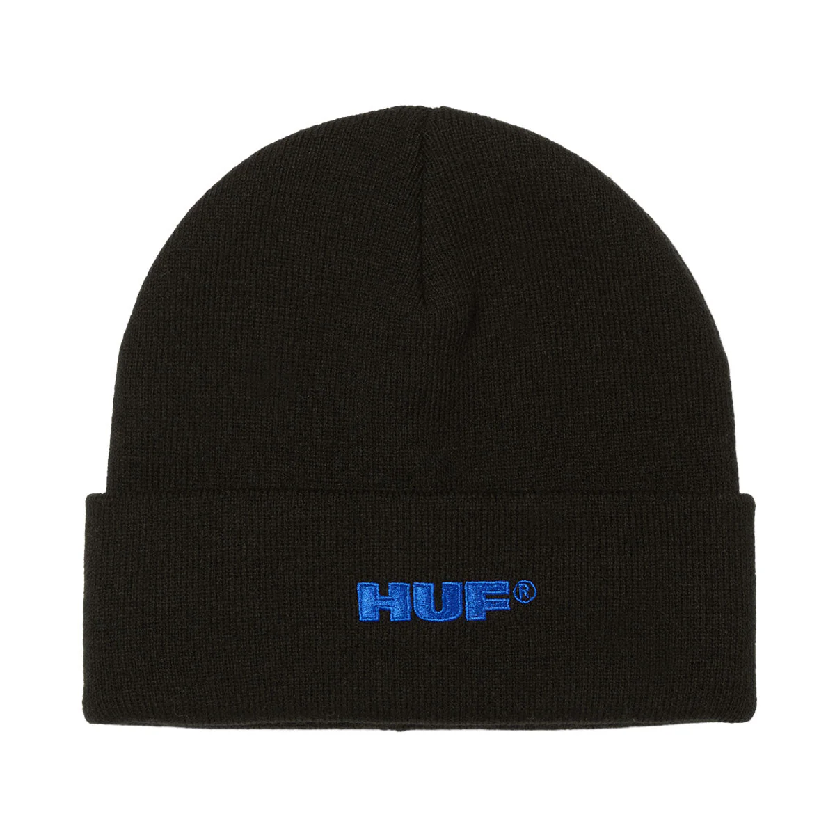 HUF All Caps Cuff Beanie - Black/Blue
