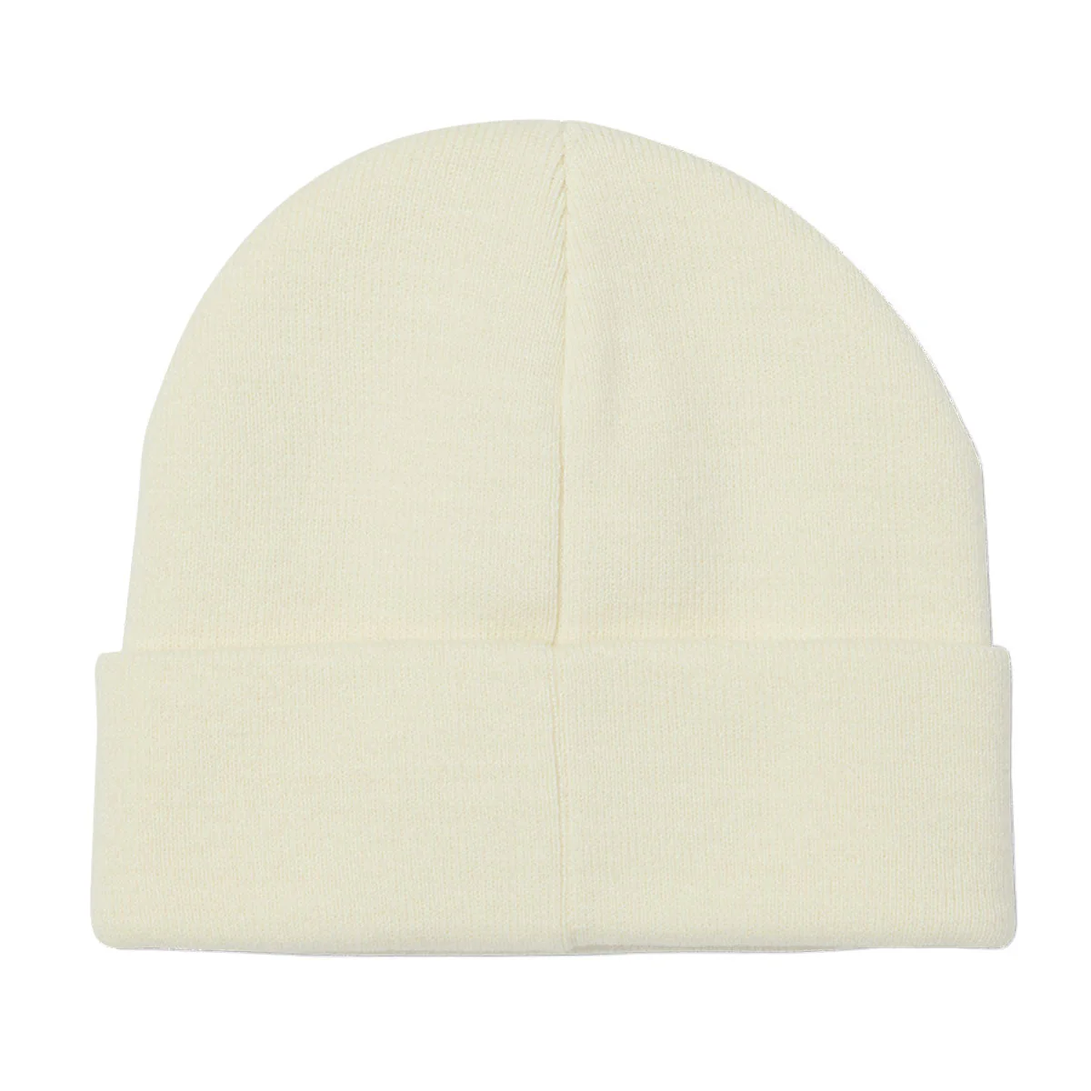 HUF All Caps Cuff Beanie - Cream - Image 2