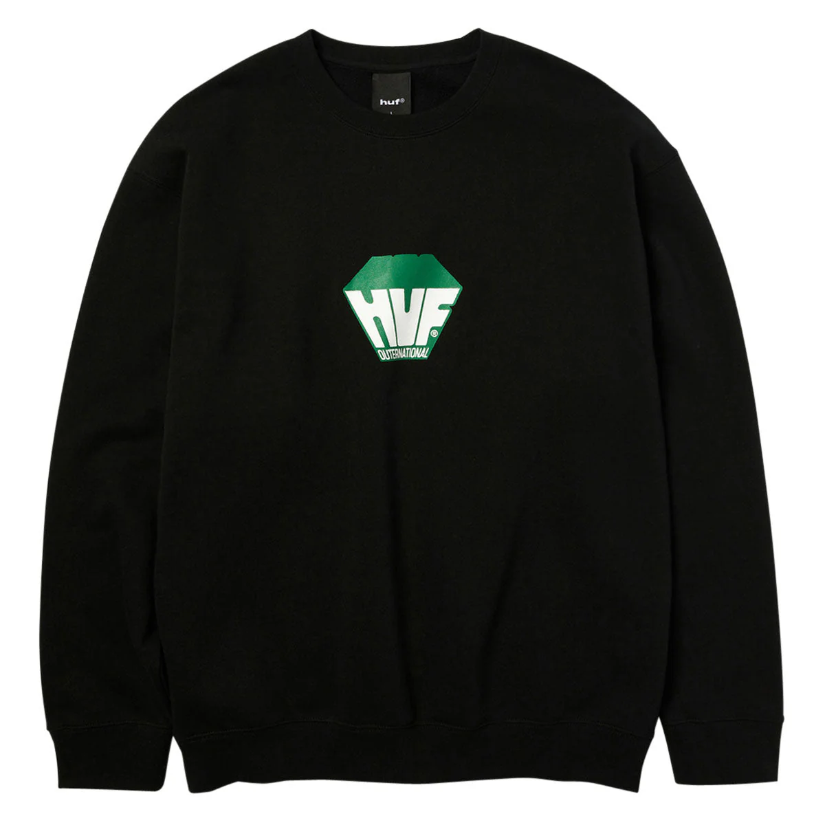 HUF Big Block Crew Sweatshirt - Black
