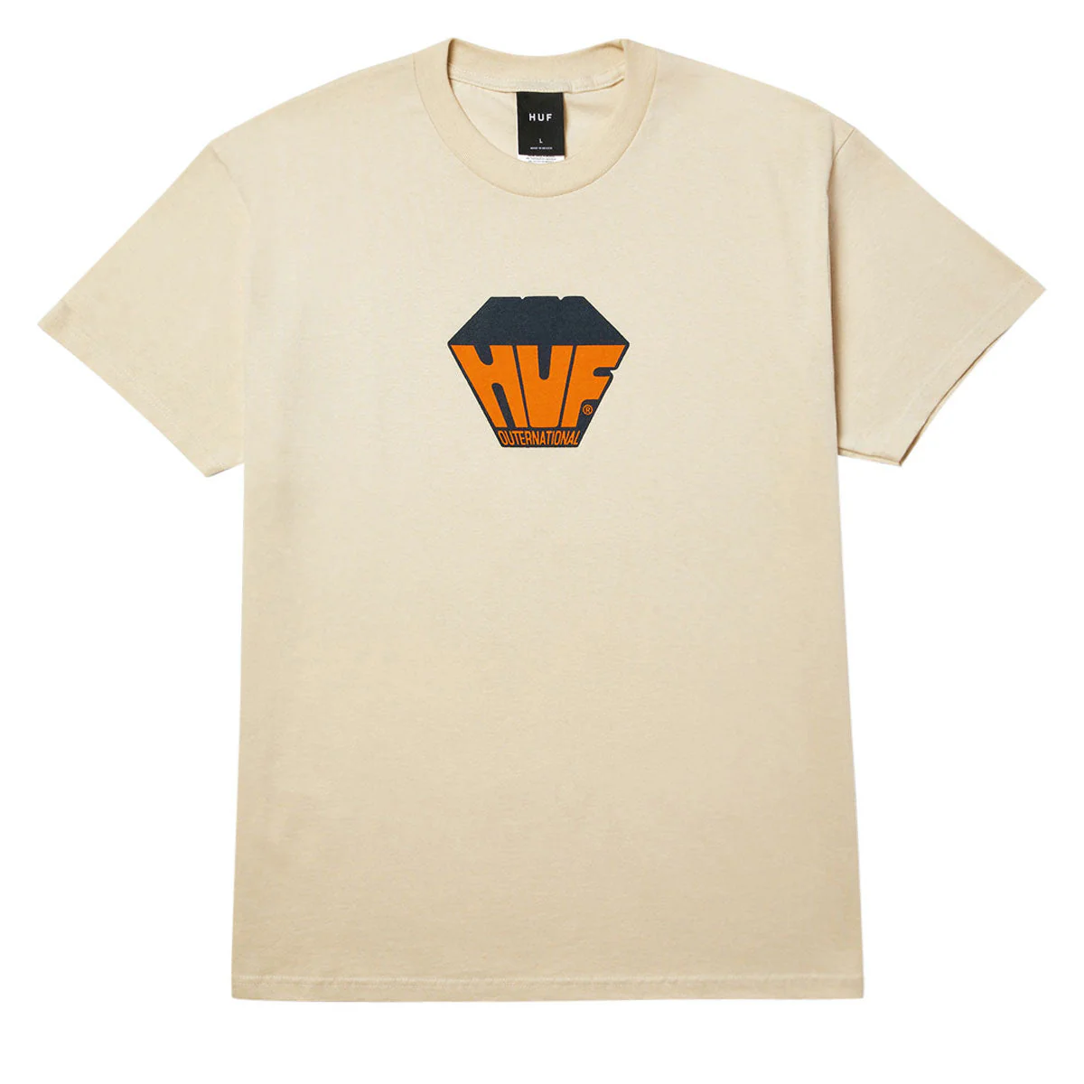 HUF Big Block T-Shirt - Bleach