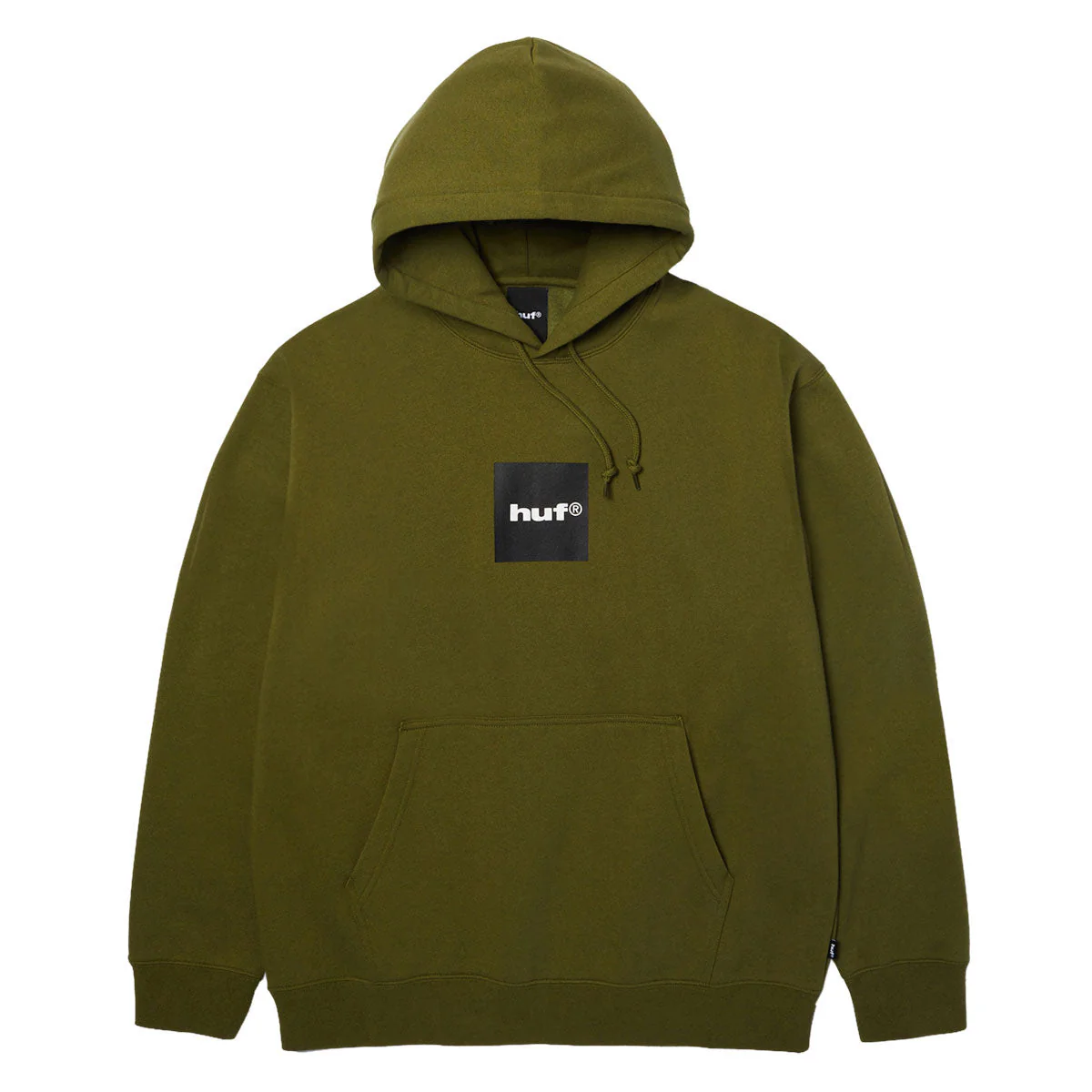 HUF Box Logo Hoodie - Olive/Black